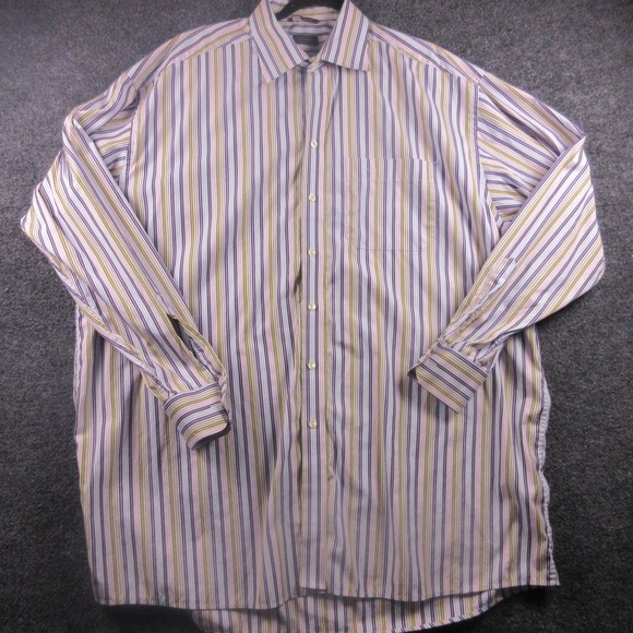 Eton Other - Eton Shirt Mens Multicolor Stripe Dress Button Front Long Sleeve Cotton‎